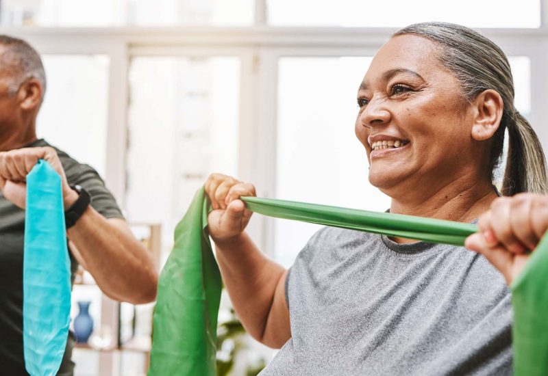 Patients in physical therapy at Richardson Medical Center