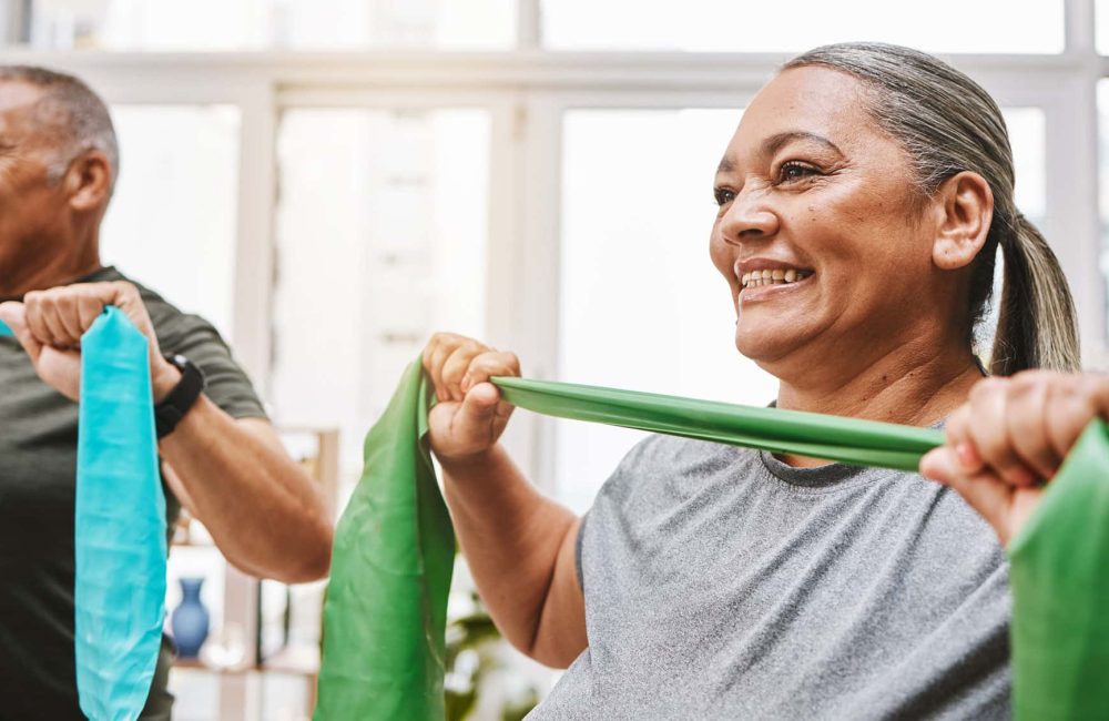 Patients in physical therapy at Richardson Medical Center